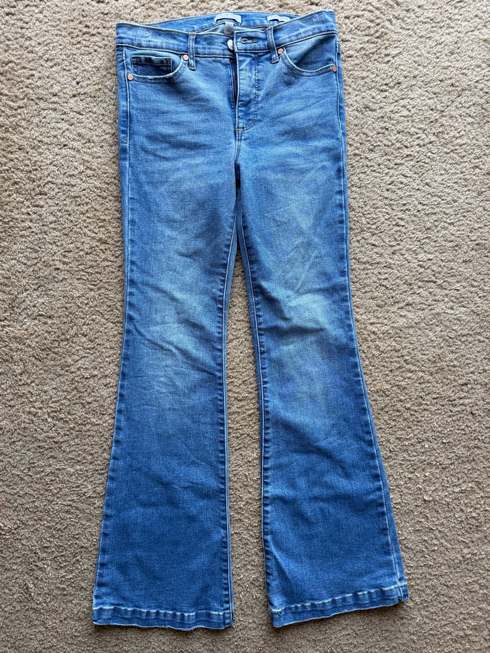 sofia by sofia vergara Blue Flare Jeans - Mid Wash